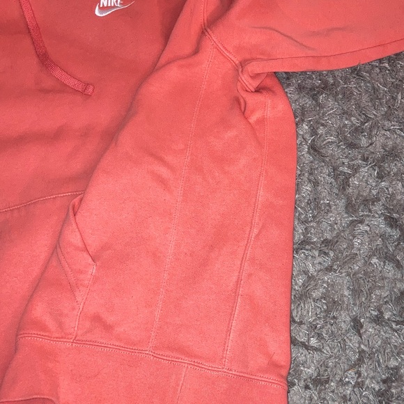 Nike Coral pink Hoodie size large club men’s - Picture 8 of 8